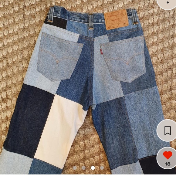Custom Patchwork Levi’s - Picture 6 of 6